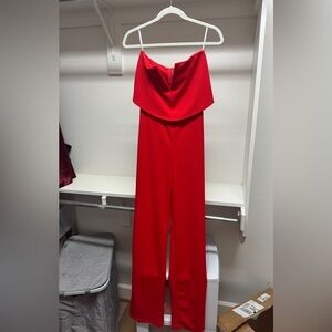Red Lulus Jumpsuit